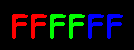 ROT GRN BLAU = FF FF FF